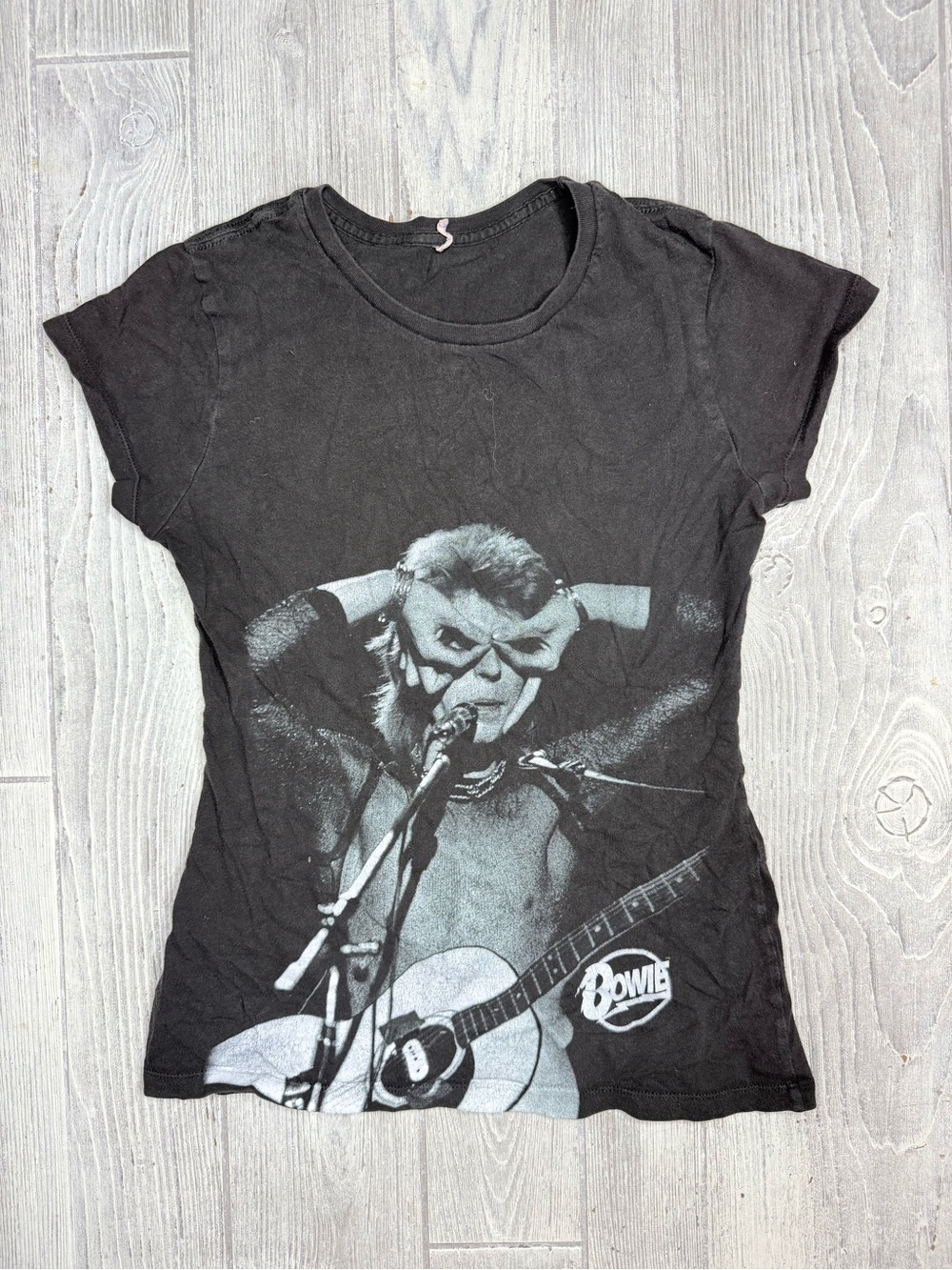 David Bowie T-shirt Photo by Mick Rock Ziggy Stardust small